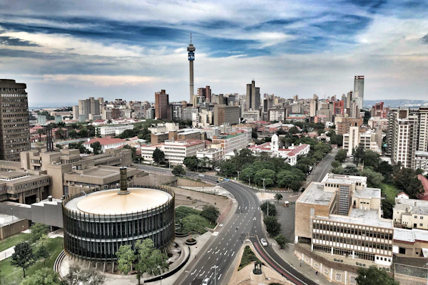 South Africa city skyline — 2027 rental yield projections by city