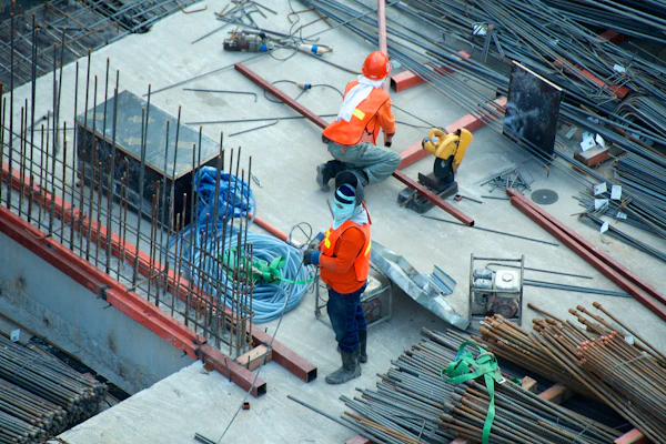 Construction artisan working on site — artisan quoting and pricing guide SA 2026